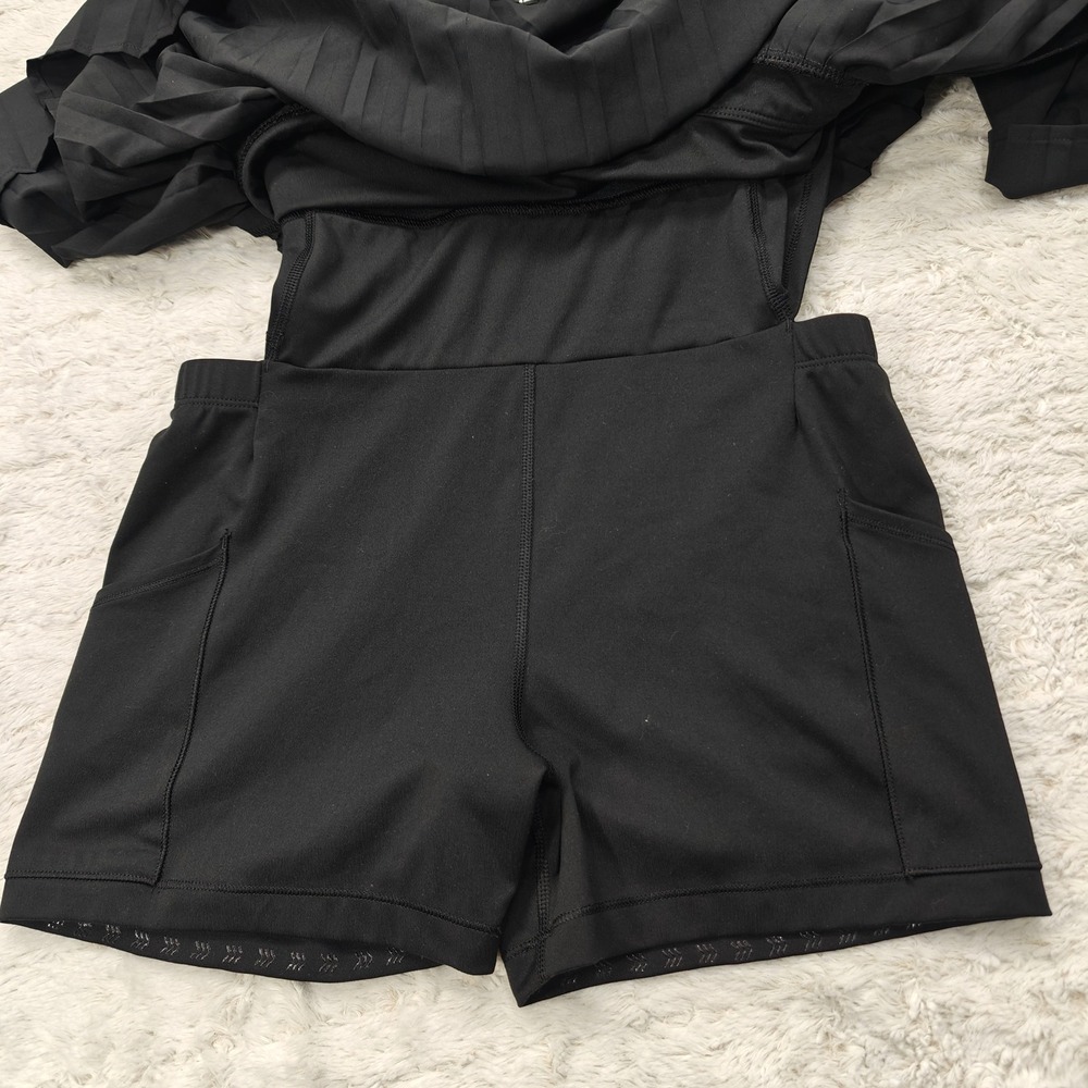 all in motion Black Pleated Tank Dress - Picture 7 of 12
